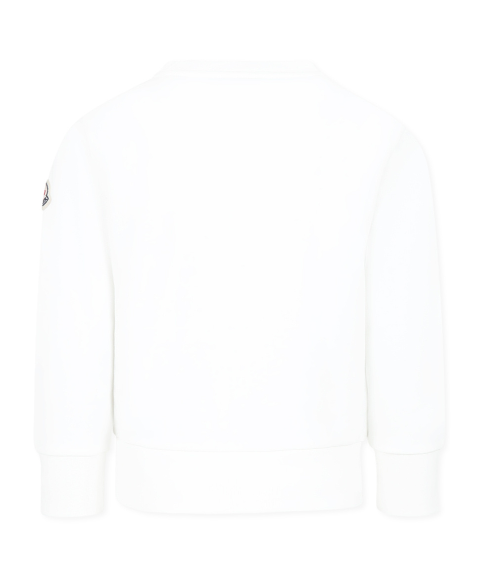 Moncler Long-sleeved Sweater In White