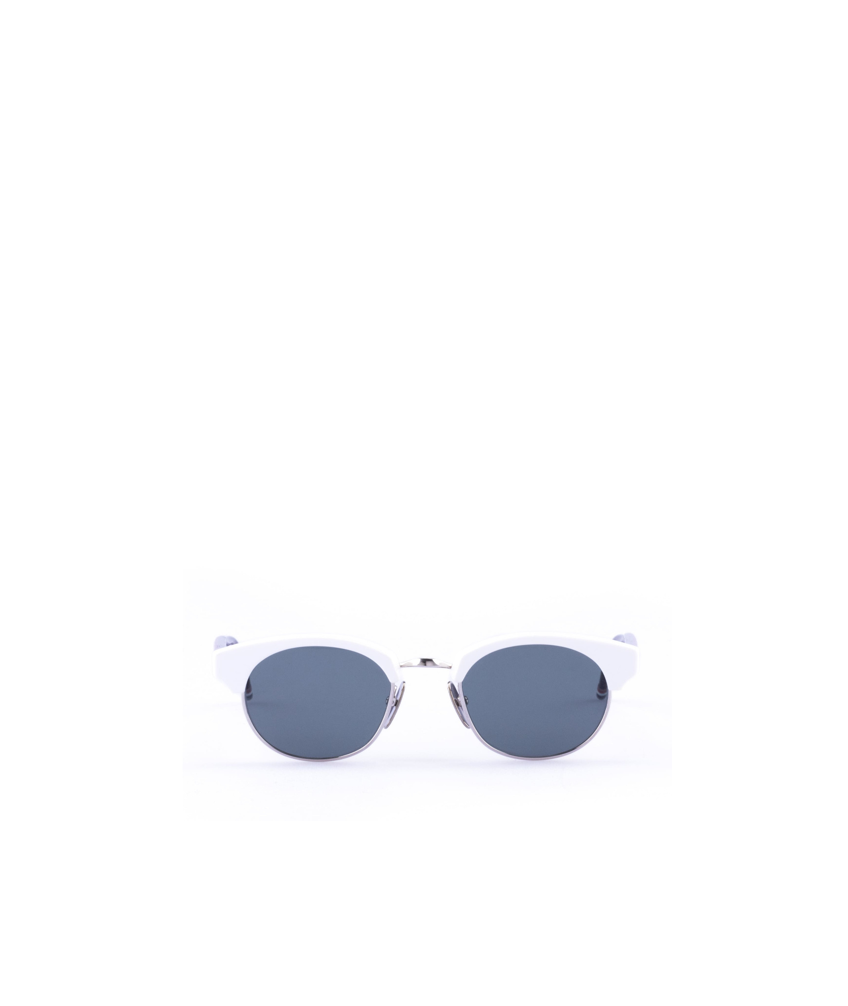 Thom Browne Logo Sunglasses In Gray