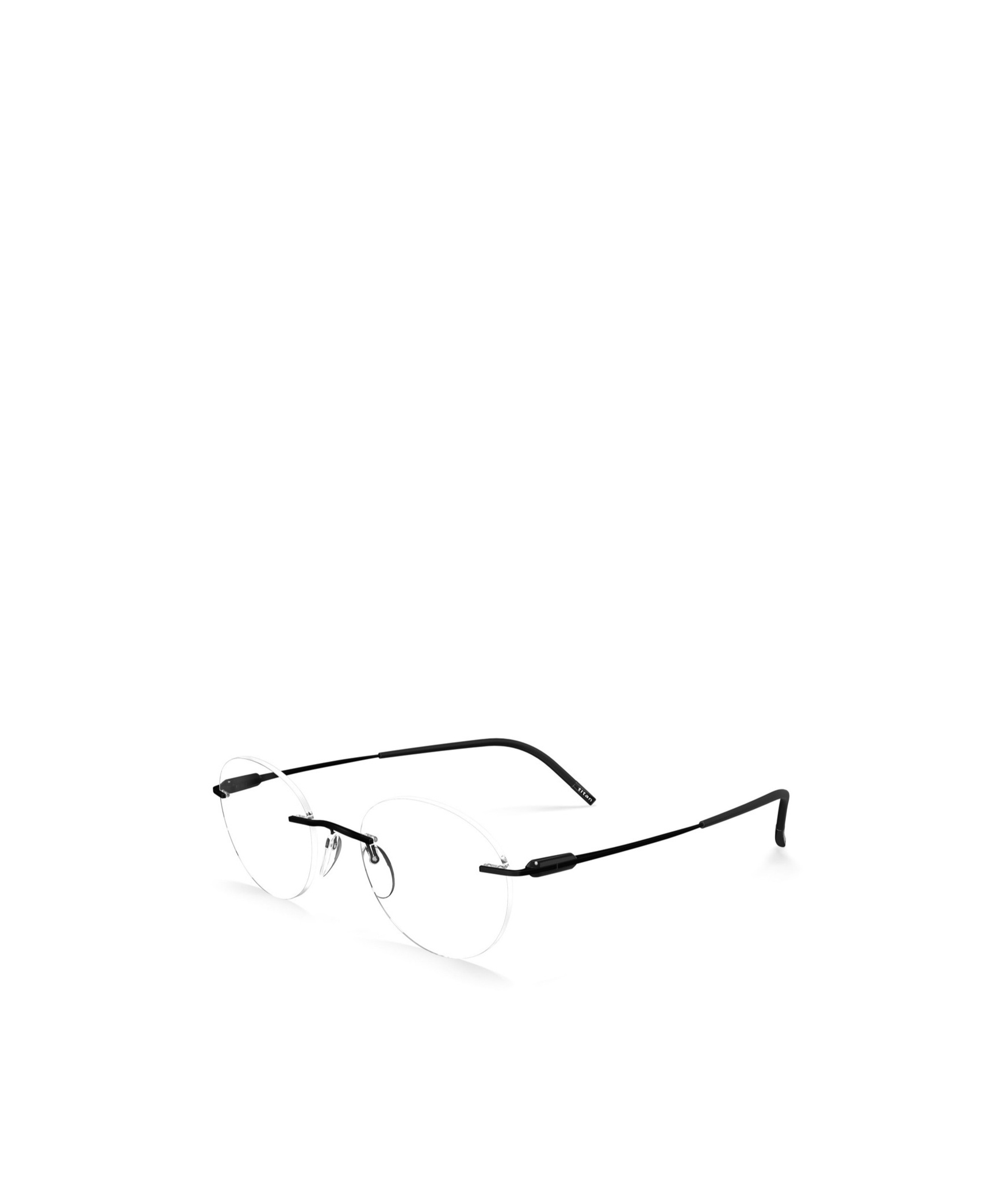 Silhouette Geometrically Framed Flat Mirror In White