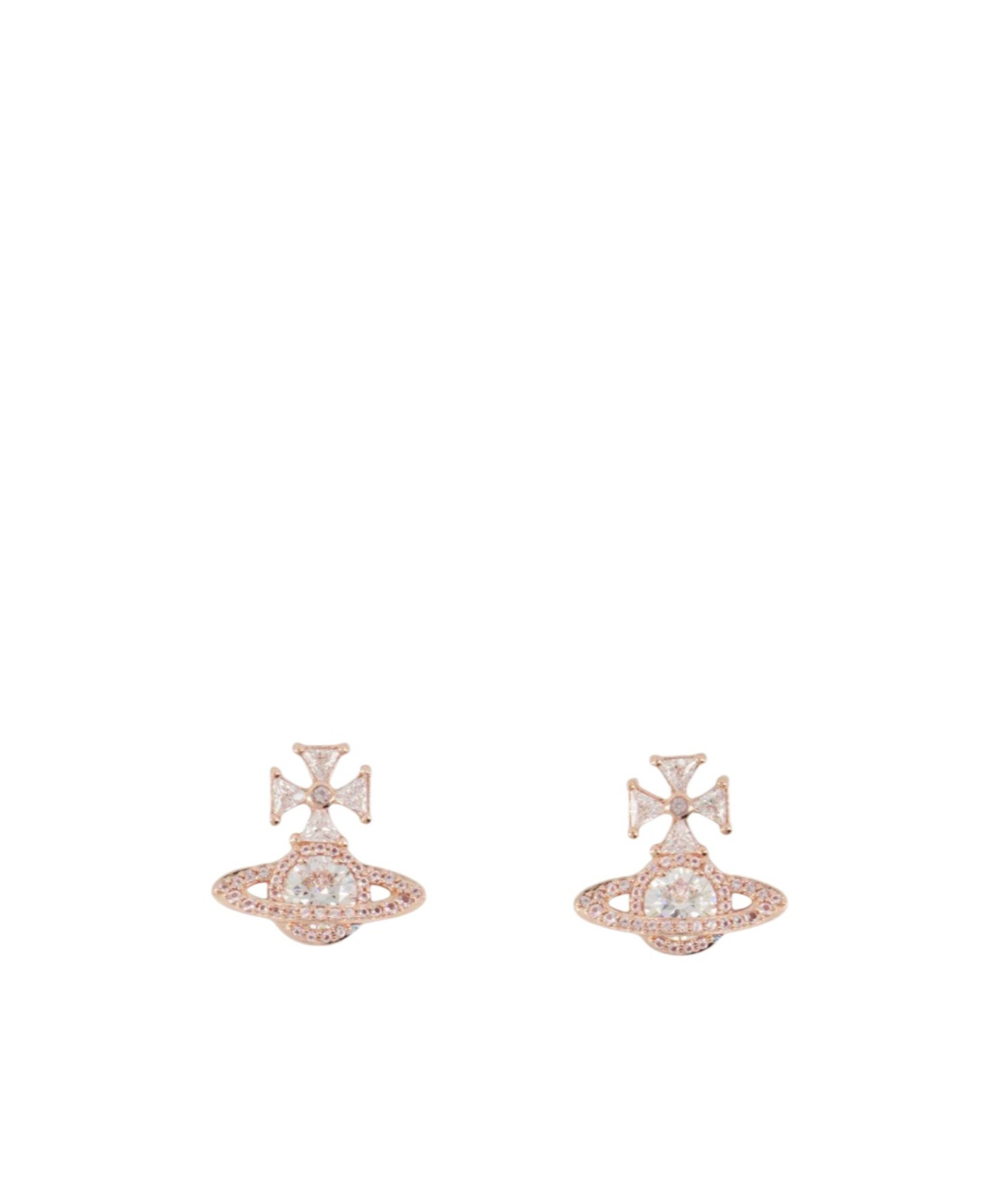 Vivienne Westwood Saturn-shaped Earrings In Gold
