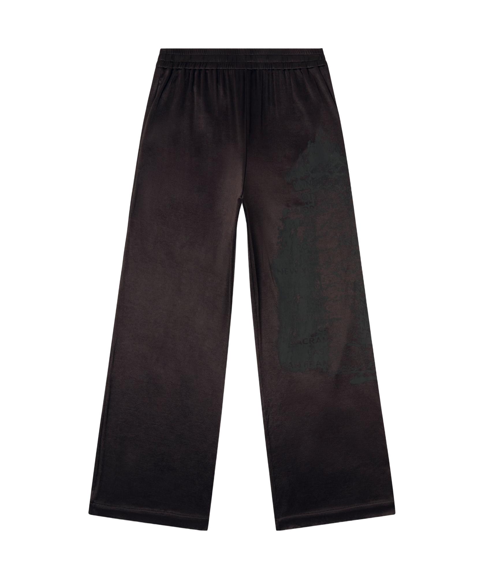 Diesel Elastic Casual Pants In Black
