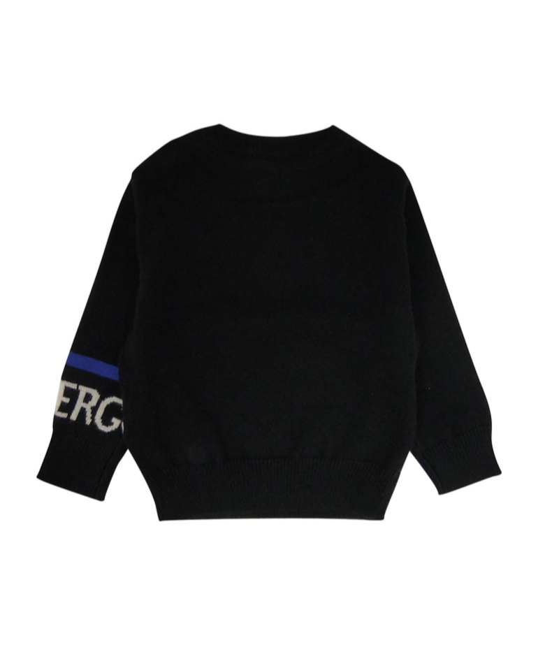 Iceberg Long-sleeved Sweater In Black