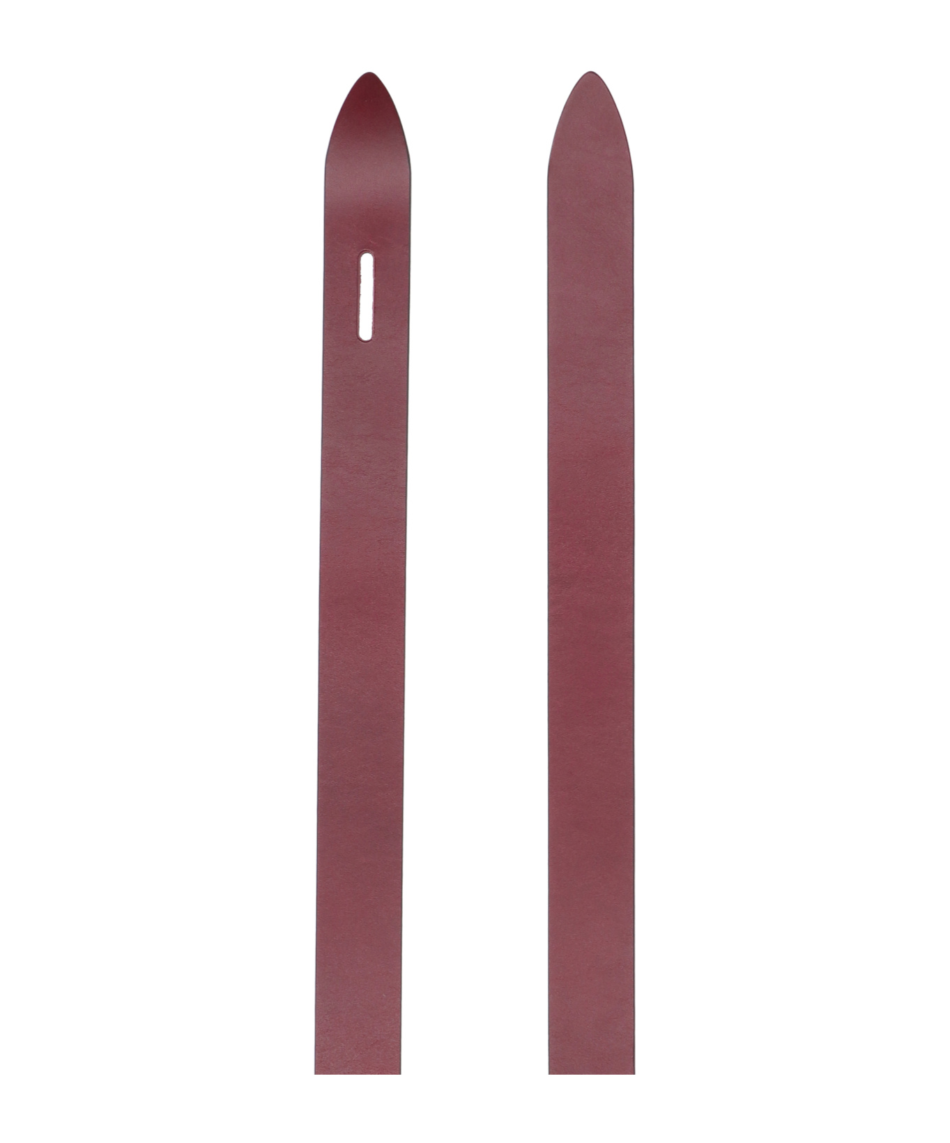 Isabel Marant Adjustable Knot Detail Belt With Smooth Finish In Red