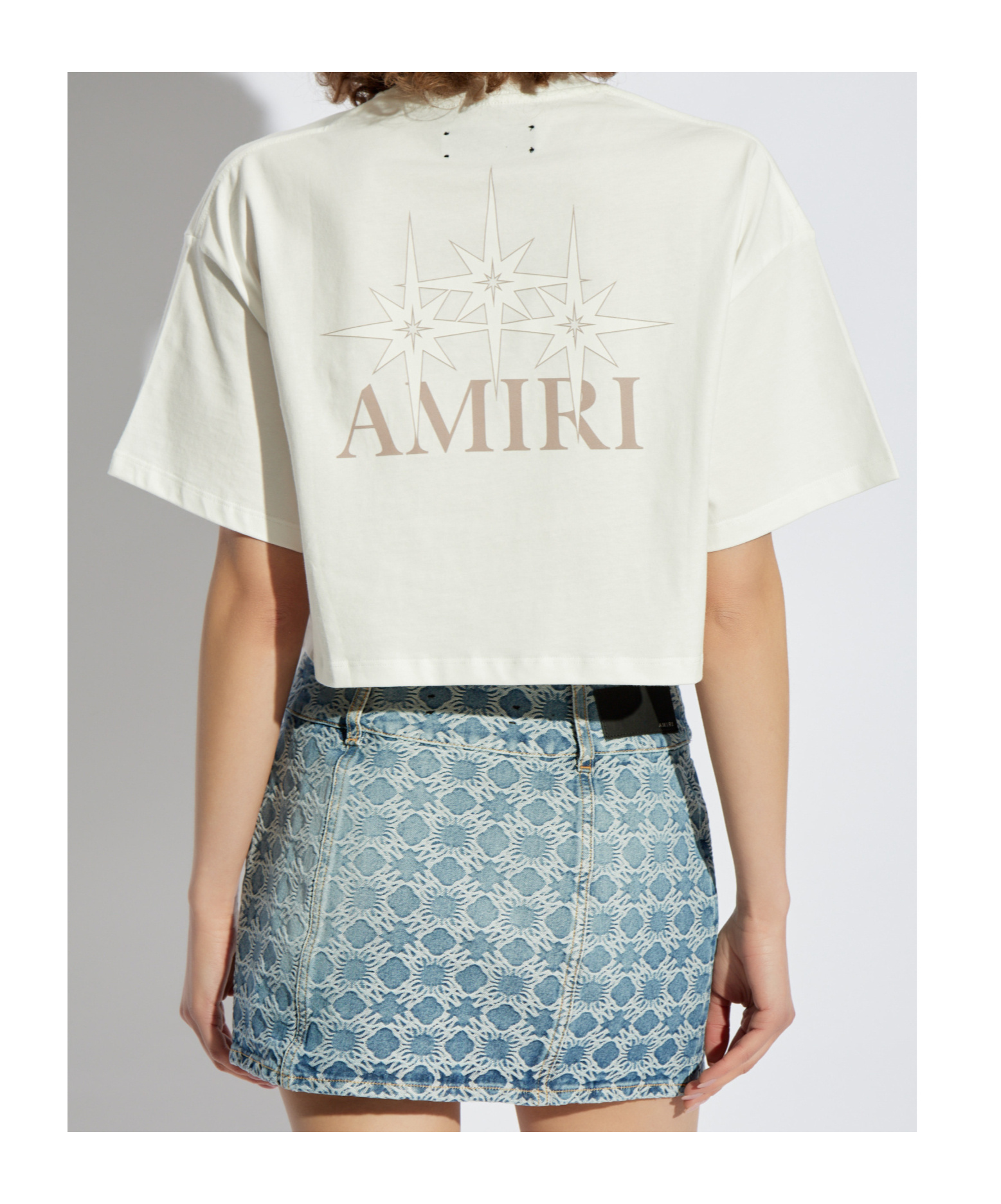 Amiri Logo T-shirt In White