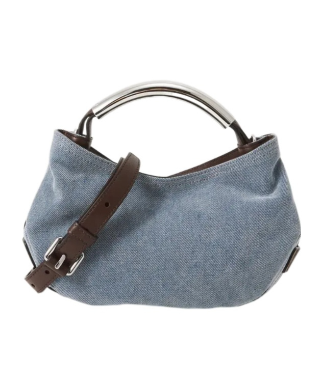 Moschino Top Handle Shoulder Bag In Gray