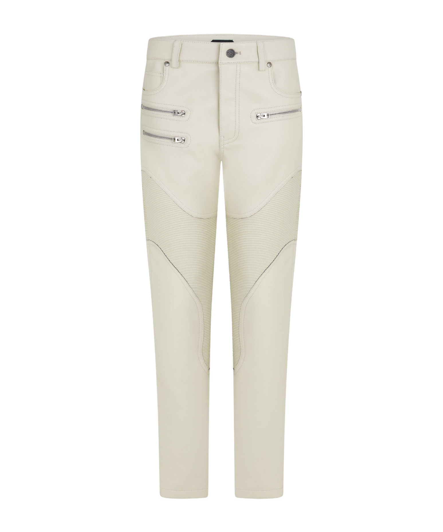 Tom Ford Biker Leather Pants In White