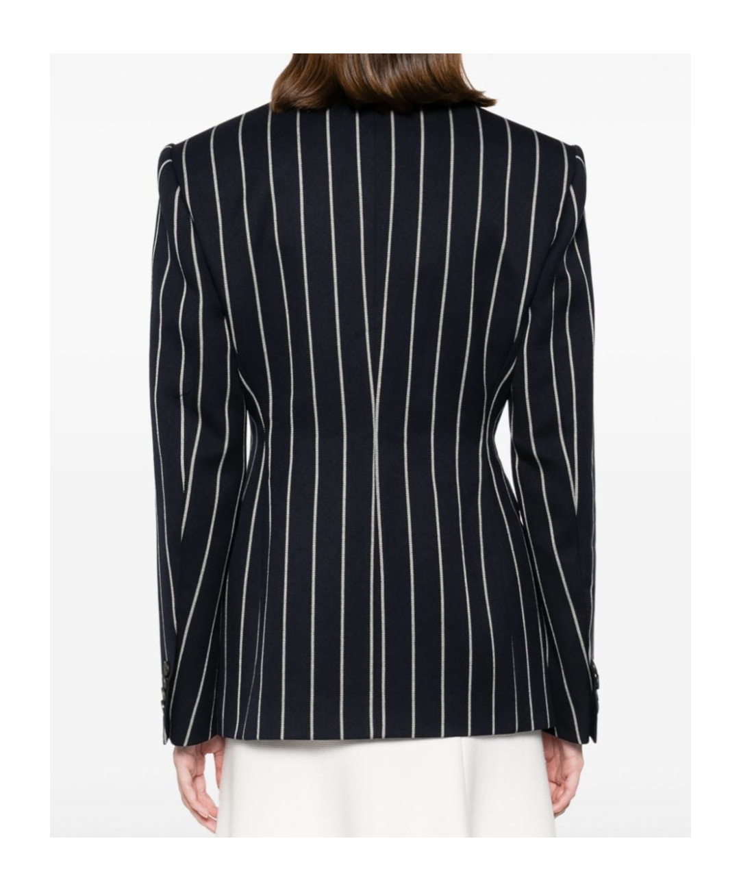 Giuseppe Di Morabito Double-breasted Pinstriped Blazer In Black
