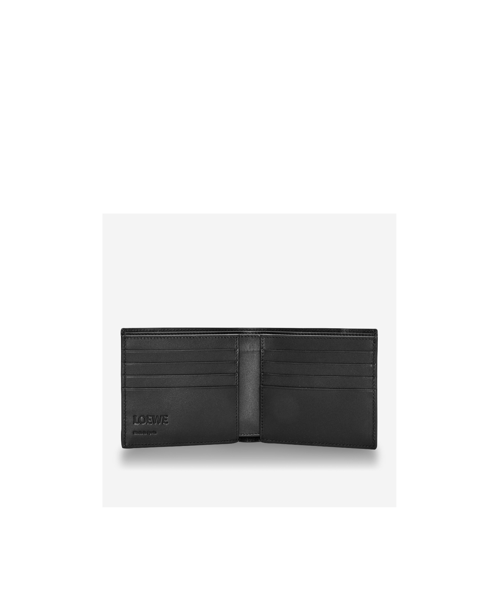 Loewe Puzzle Edge Bifold Coin Wallet In Black