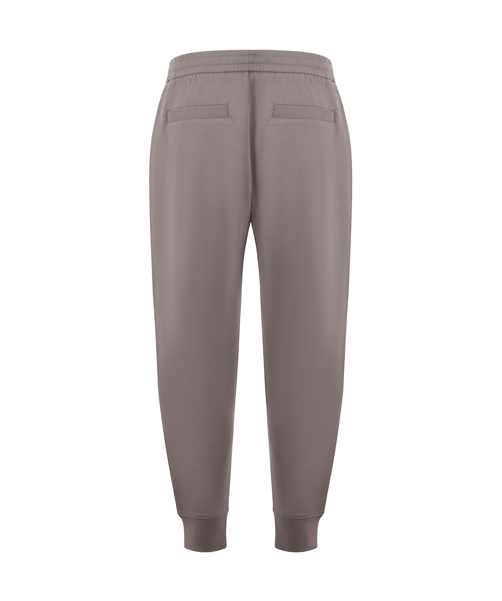 Emporio Armani Elastic Waist Sweatpants In Gray