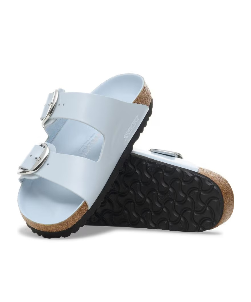 Birkenstock Round Toe Double Buckle Rubber Sole Sandals