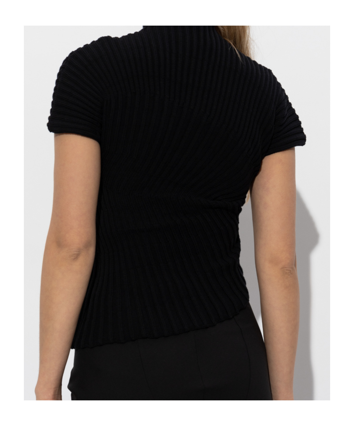 Shop Cult Gaia Short-sleeved Sweater In Black