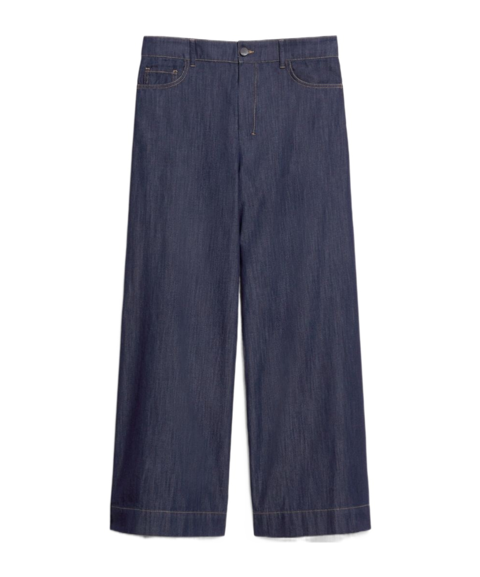 Max Mara Wide-leg Jeans In Black