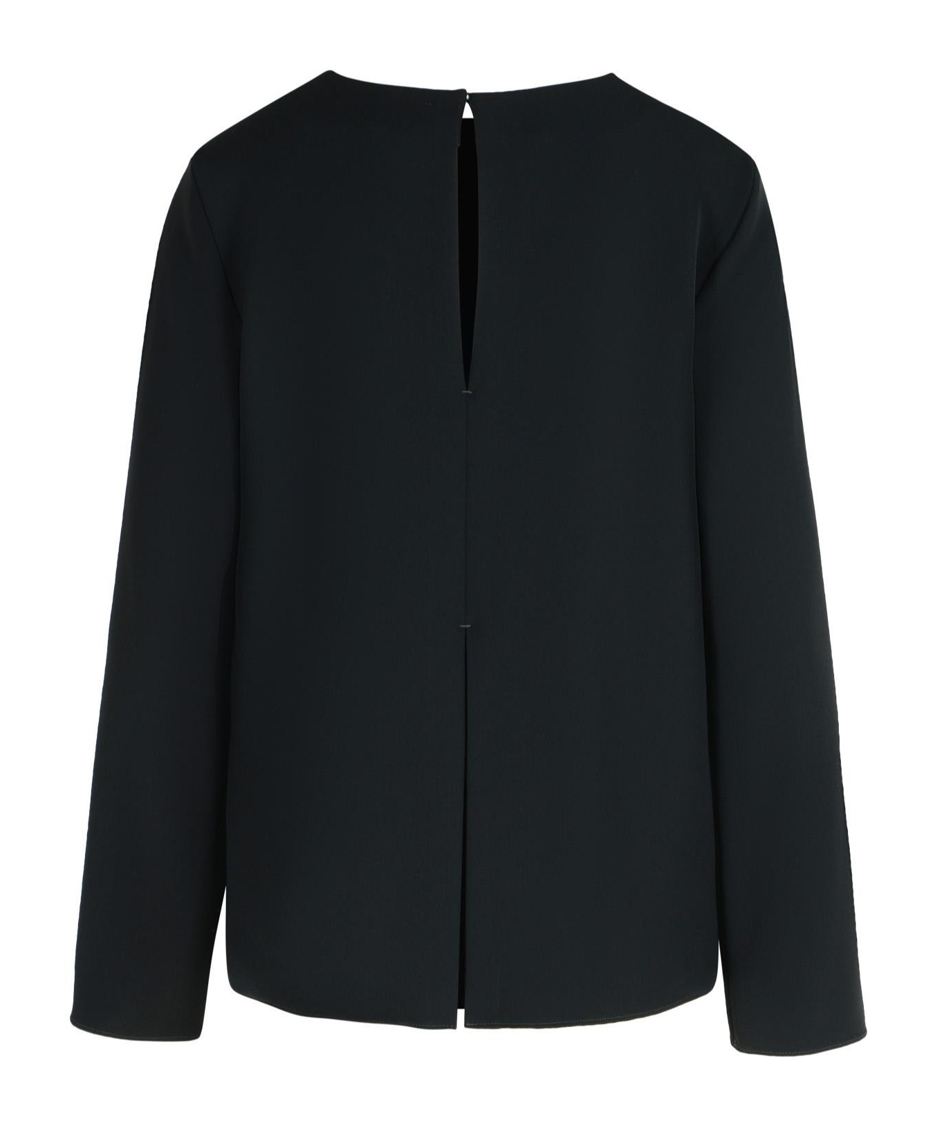 P.a.r.o.s.h Crew Neck Blouse In Black