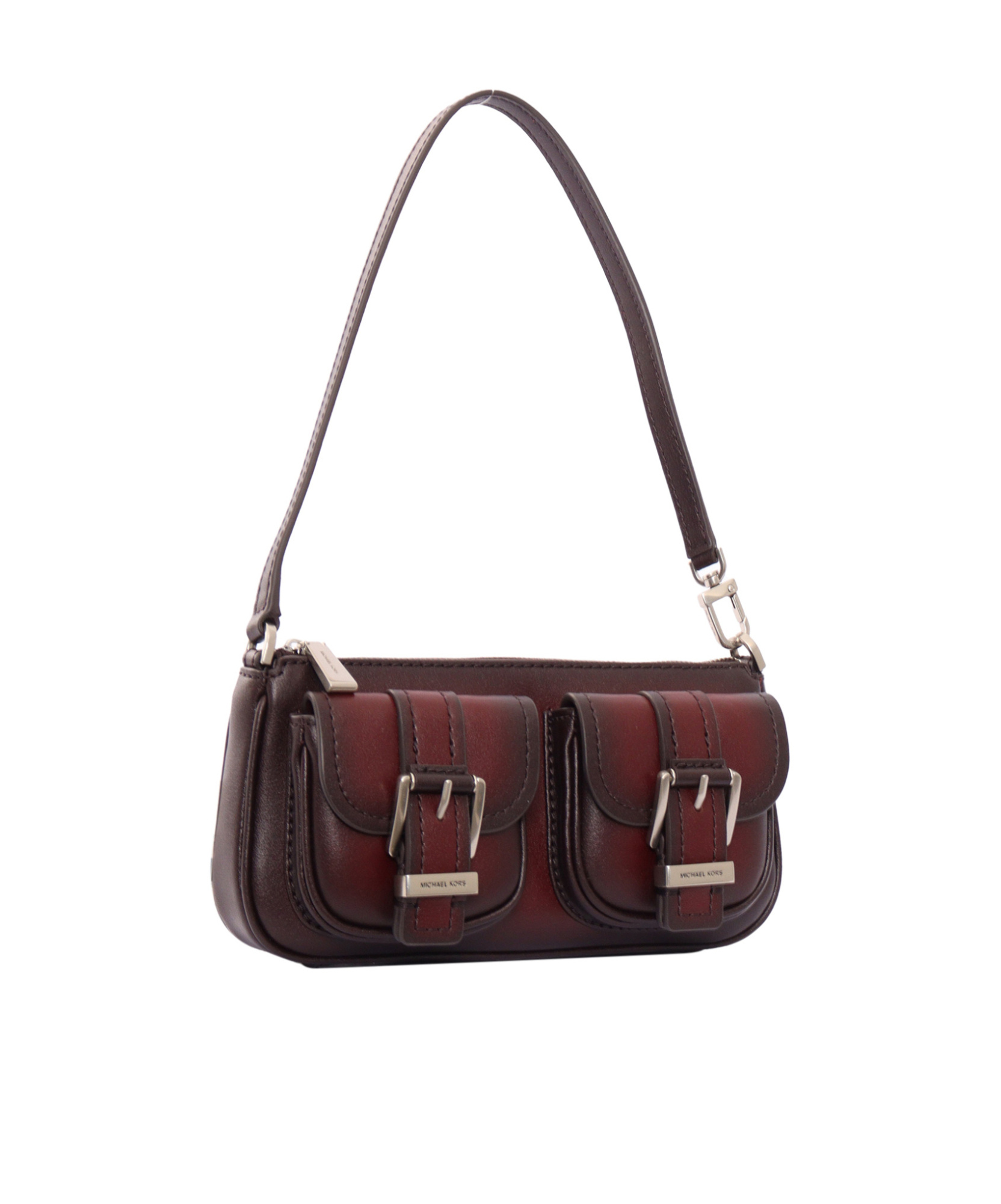 Michael Kors Buckle-detail Flap Shoulder Bag In Black
