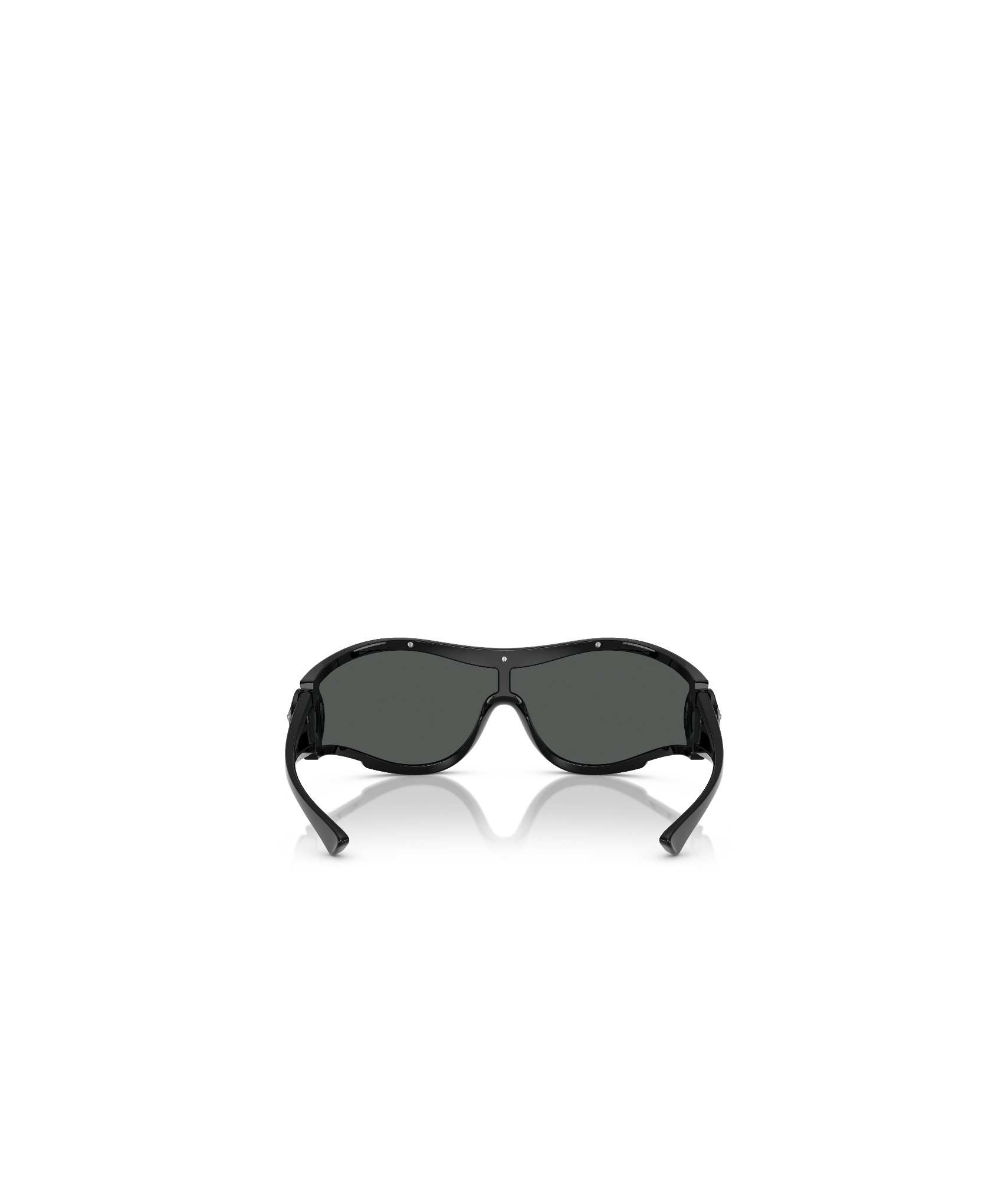 Versace Irregular Sunglasses In Black