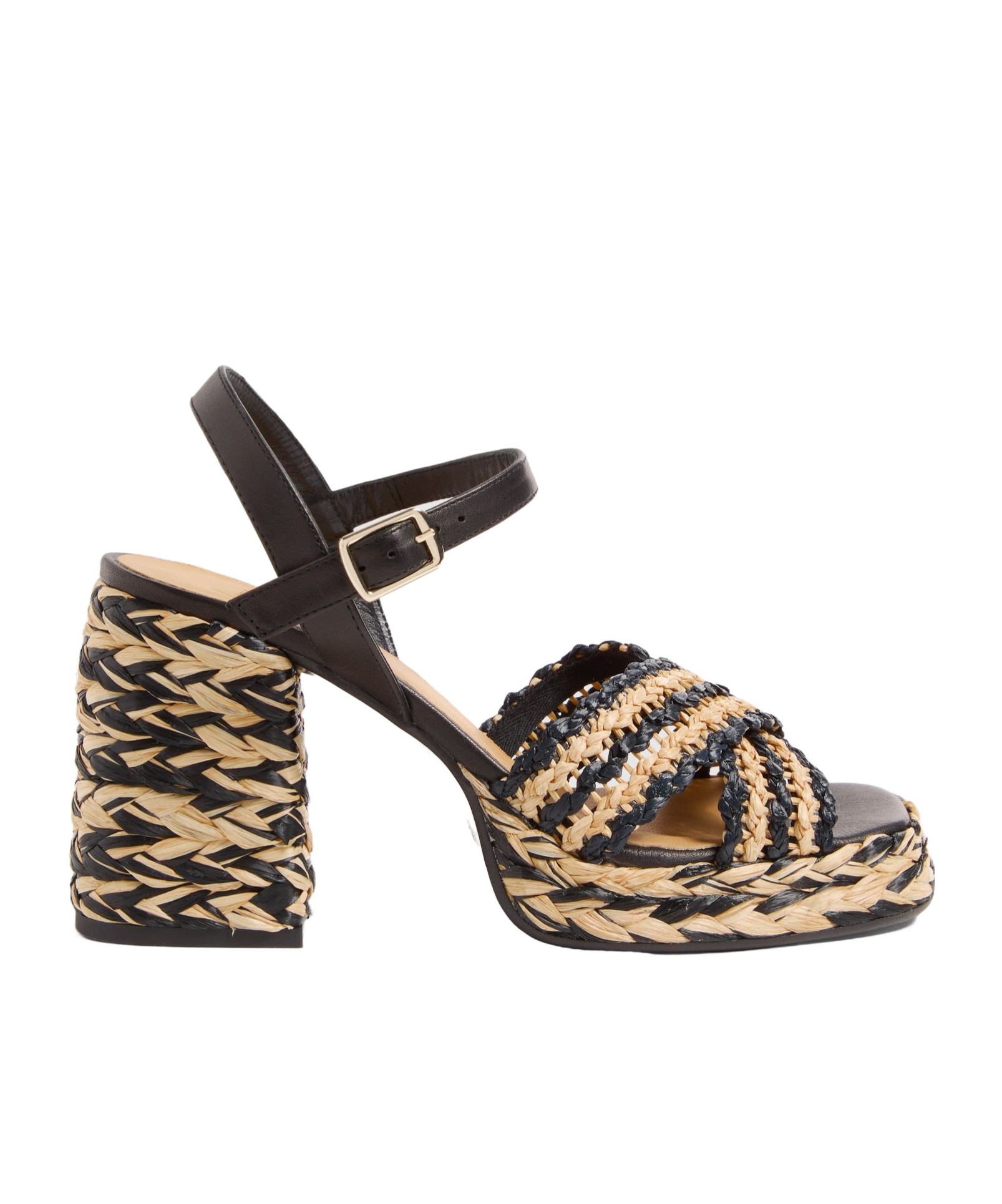CASTAñER VICEN 95MM RAFFIA SANDALS