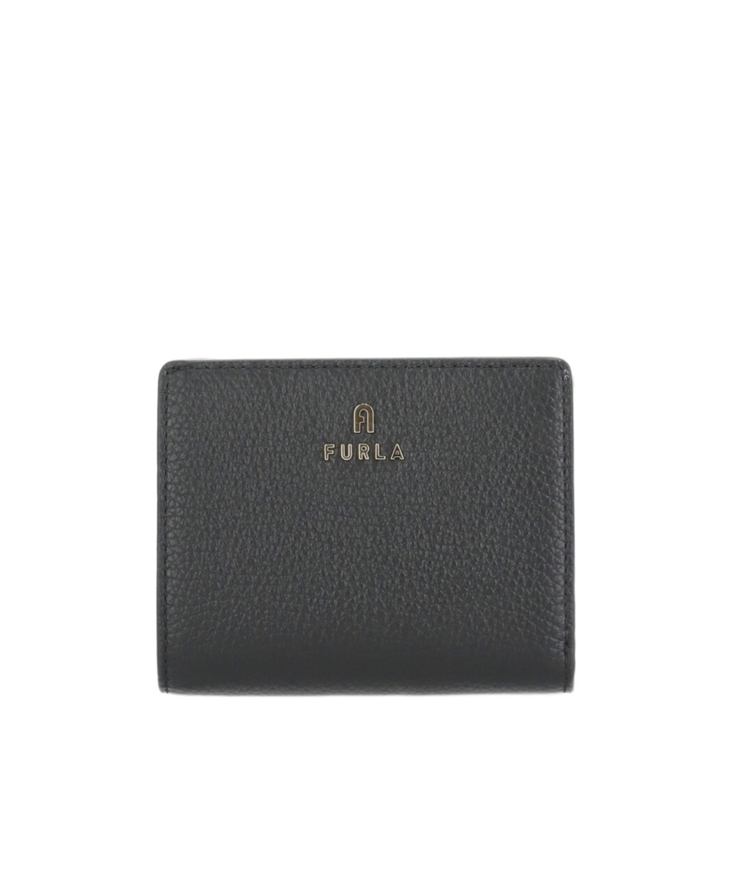 Furla Logo-plaque Bi-fold Wallet In Gray