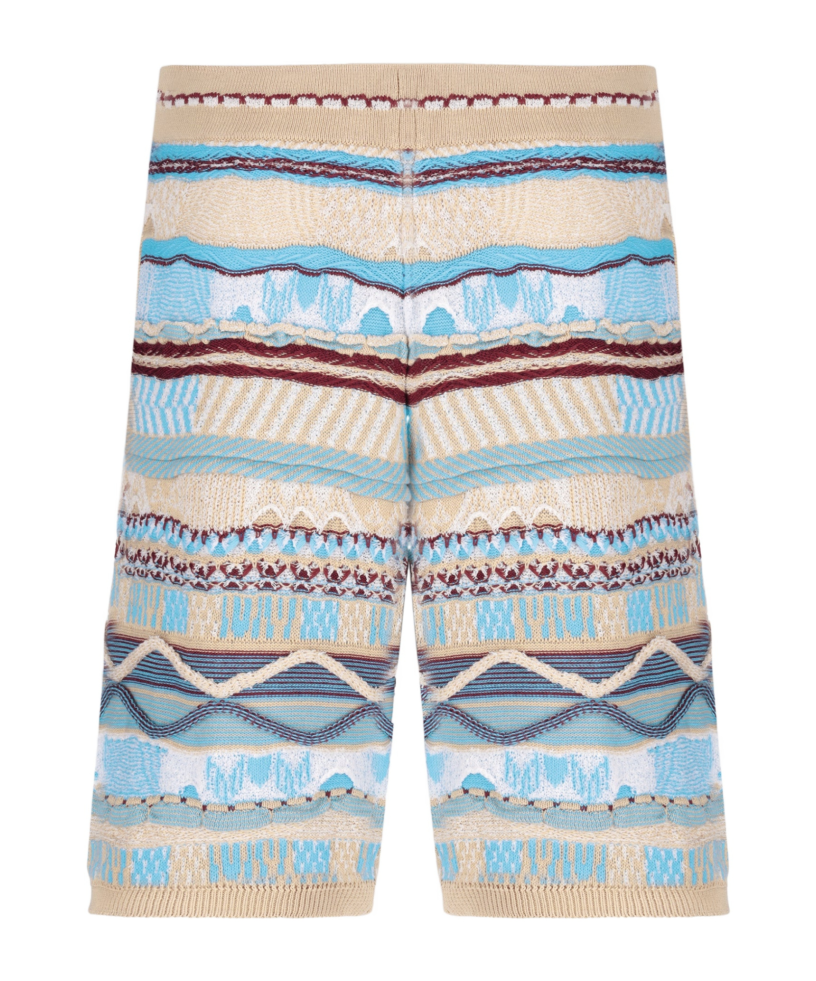 Laneus Knitted Bermuda Shorts In Nude