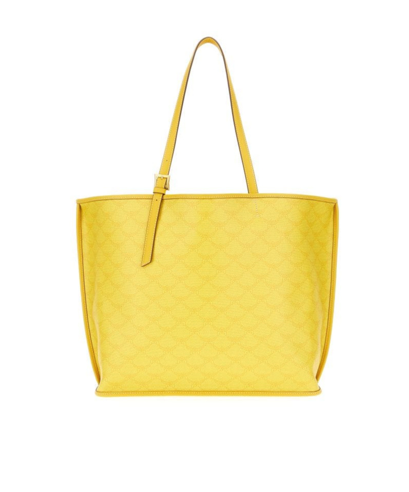 Mcm Printed Canvas Shopping Bag