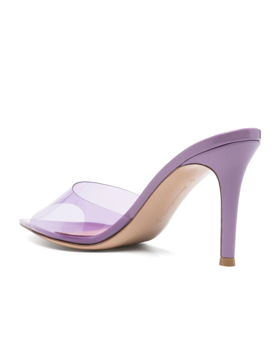 Gianvito Rossi Pointed High-heeled Sandals In Purple
