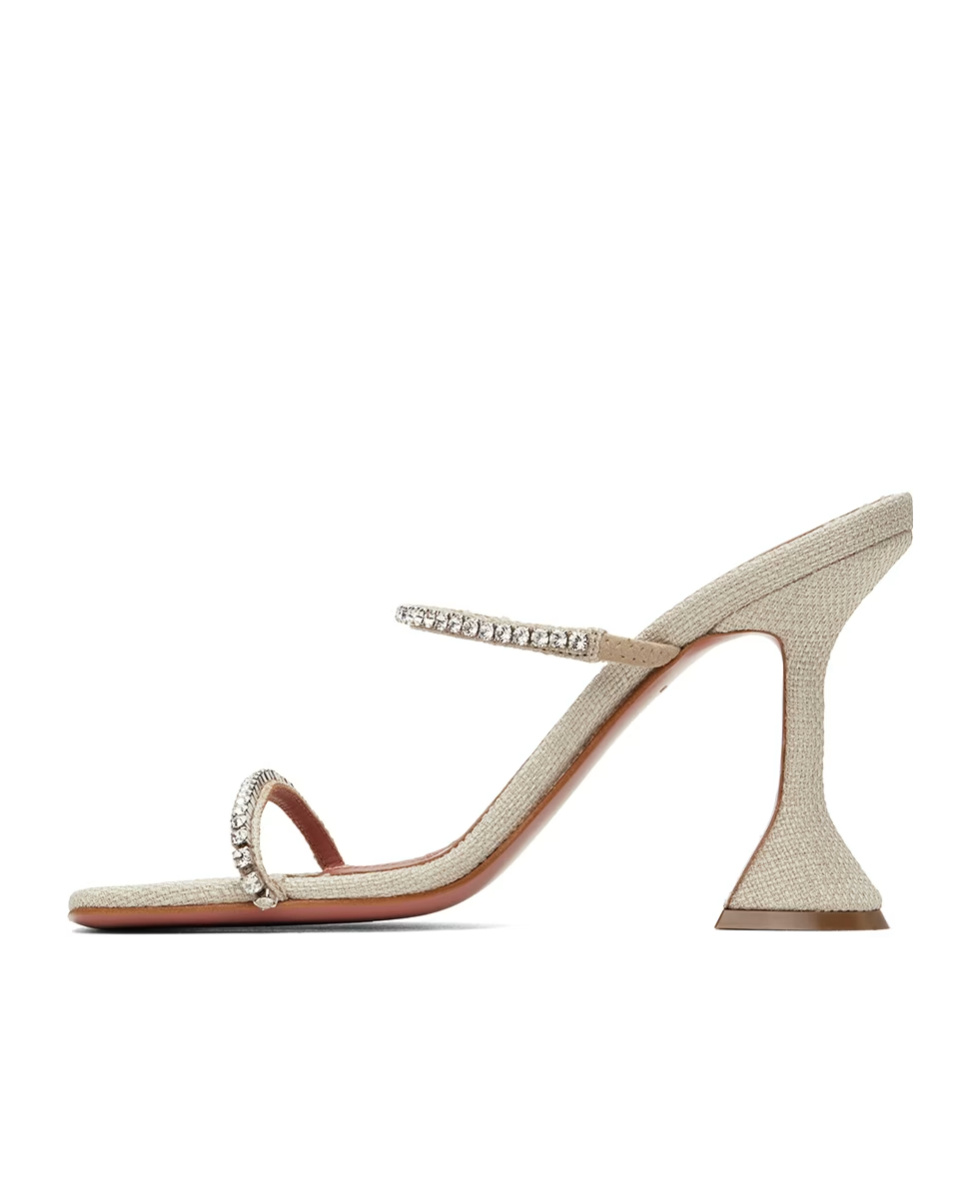 AMINA MUADDI GILDA HIGH-HEELED SANDALS 