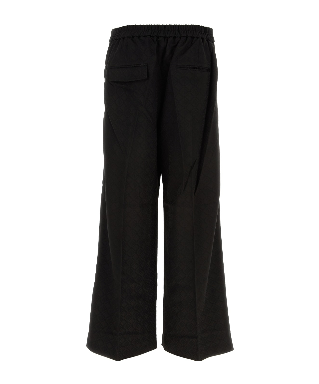 MARINE SERRE MOON DIAMANT-JACQUARD TROUSERS