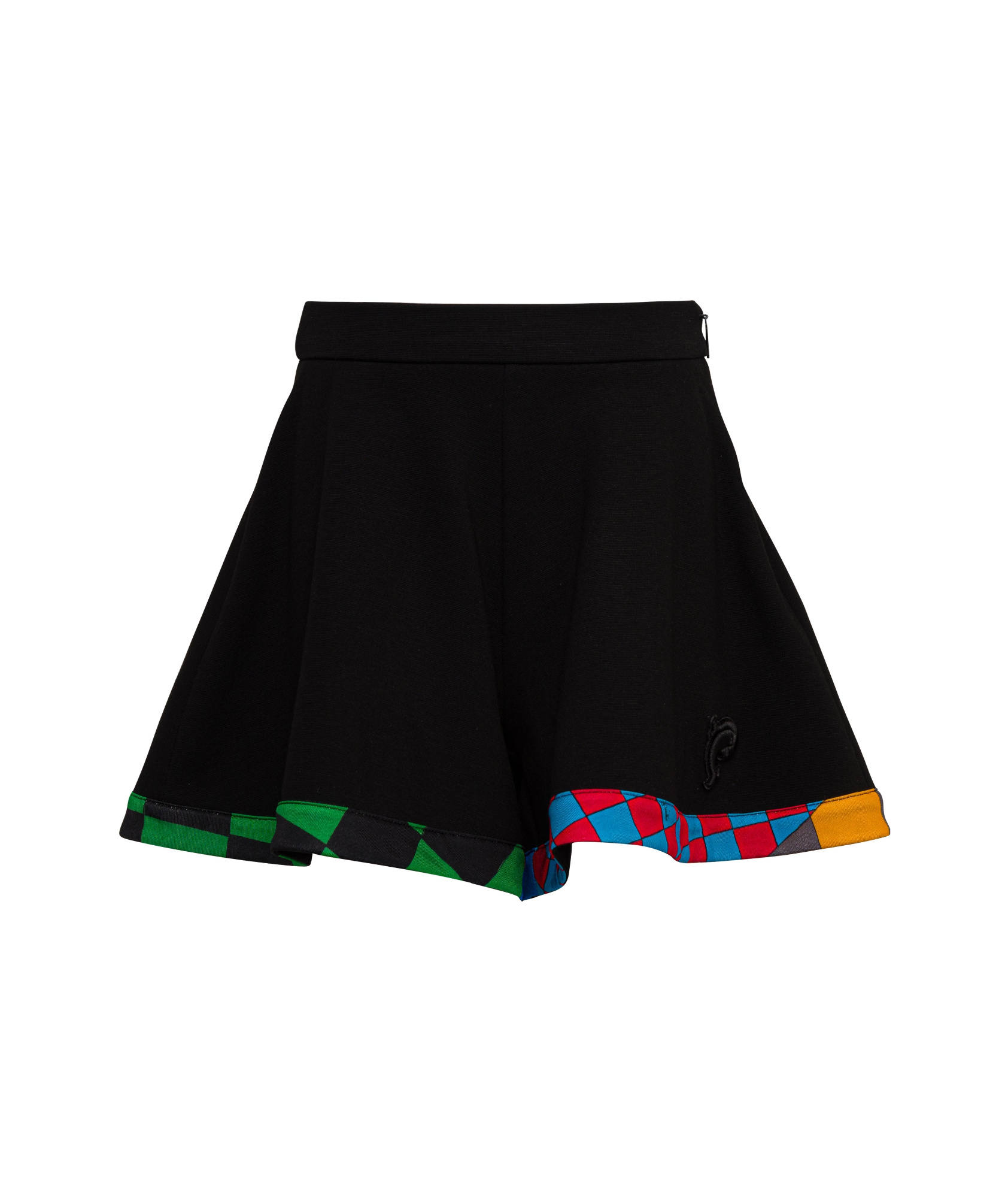 Pucci Elastic Waistband Shorts In Black