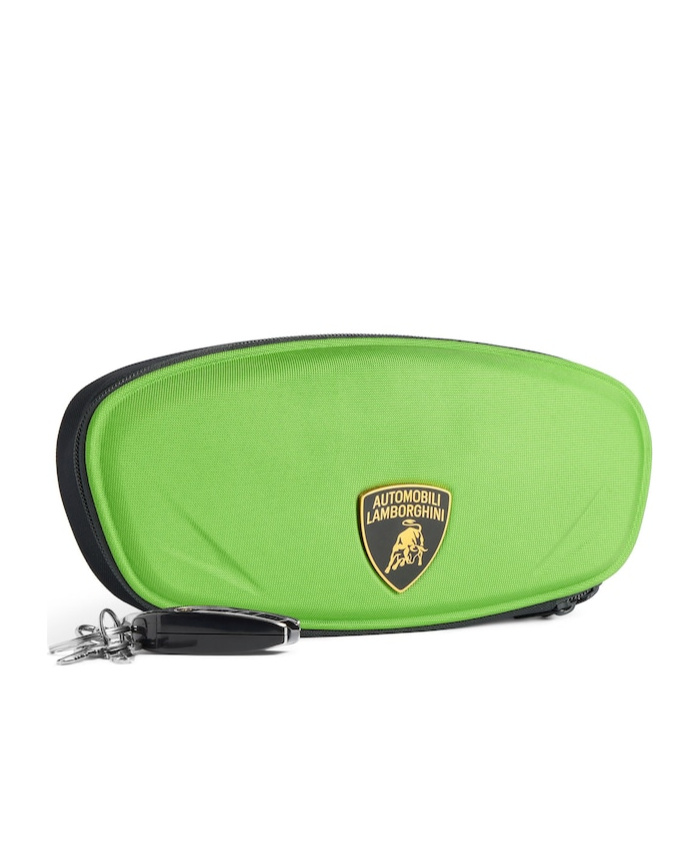 Balenciaga Men's Automobili Lamborghini Clutch With Charms In Green