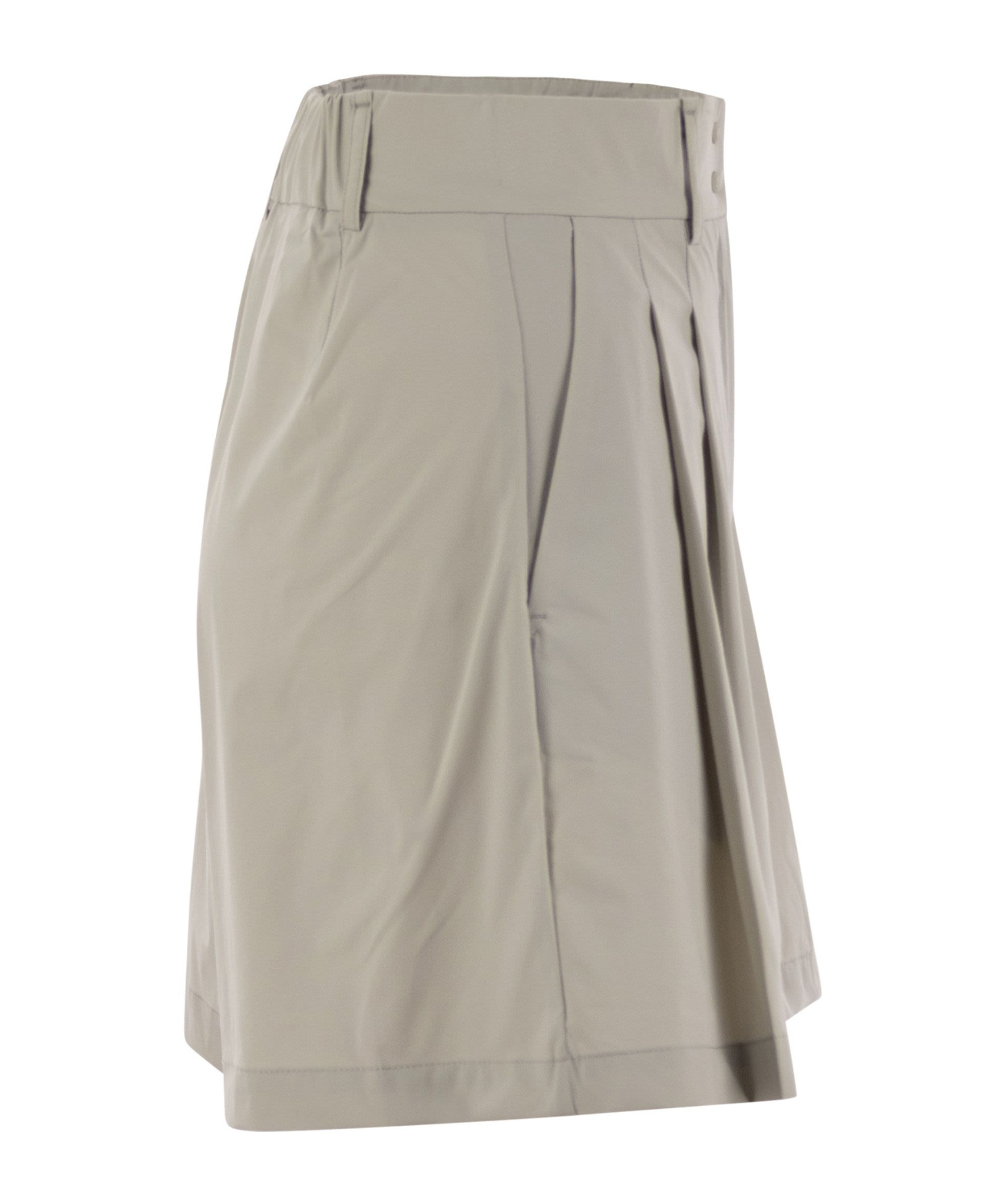 Herno Stretch Nylon Shorts In Burgundy