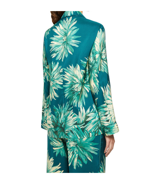 F.r.s For Restless Sleepers Long-sleeved Suit Coat In Green