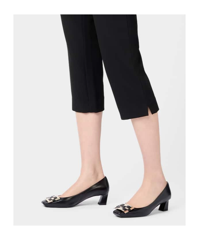 ROGER VIVIER TROMPETTE PUMPS IN LEATHER 