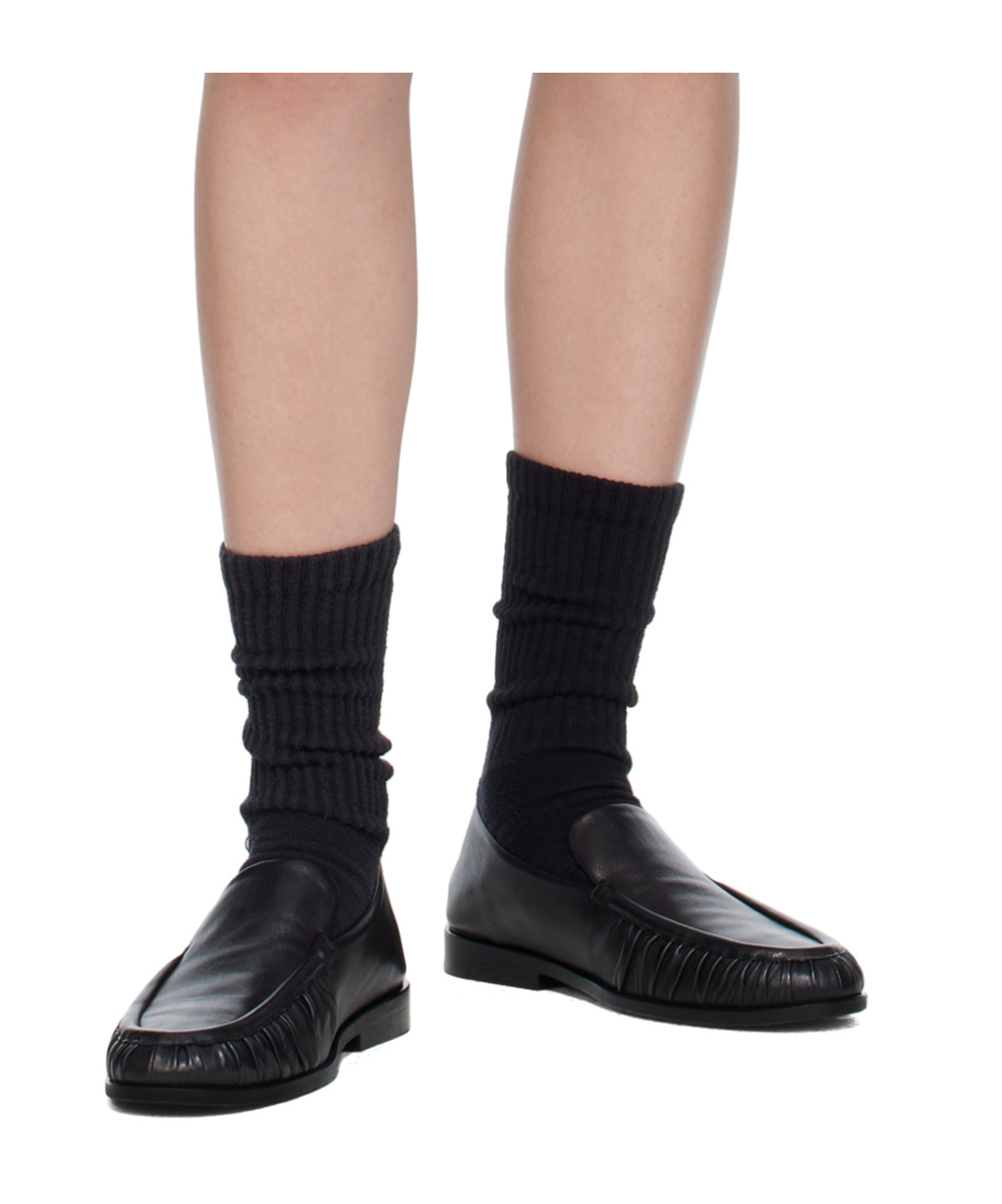 Marsèll Round Toe Loafers In Black