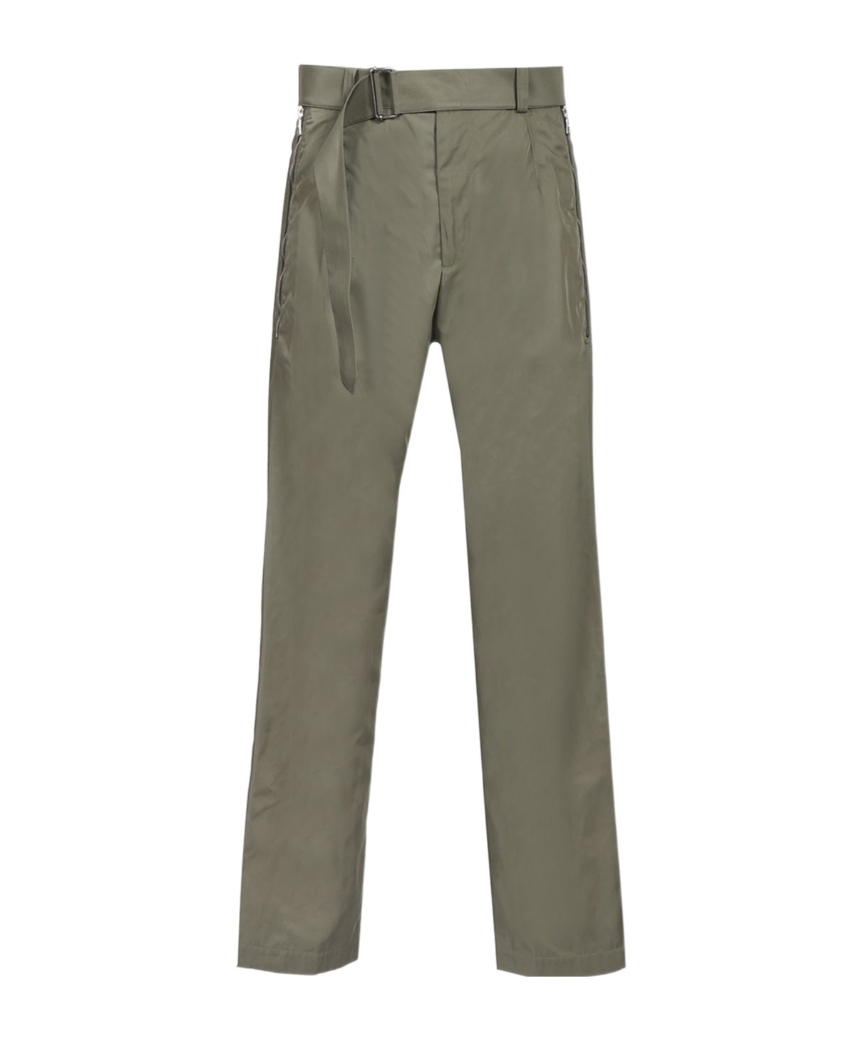 Dries Van Noten Belt-loop Casual Pants In Green