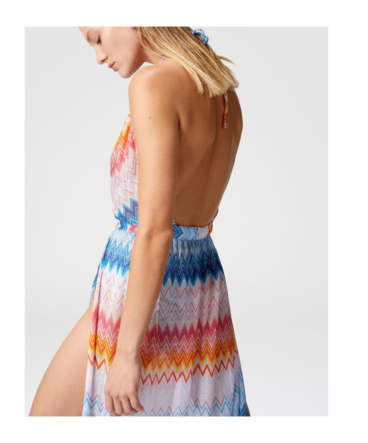 Shop Missoni Zigzag Lamé Maxi Dress In Multicolor