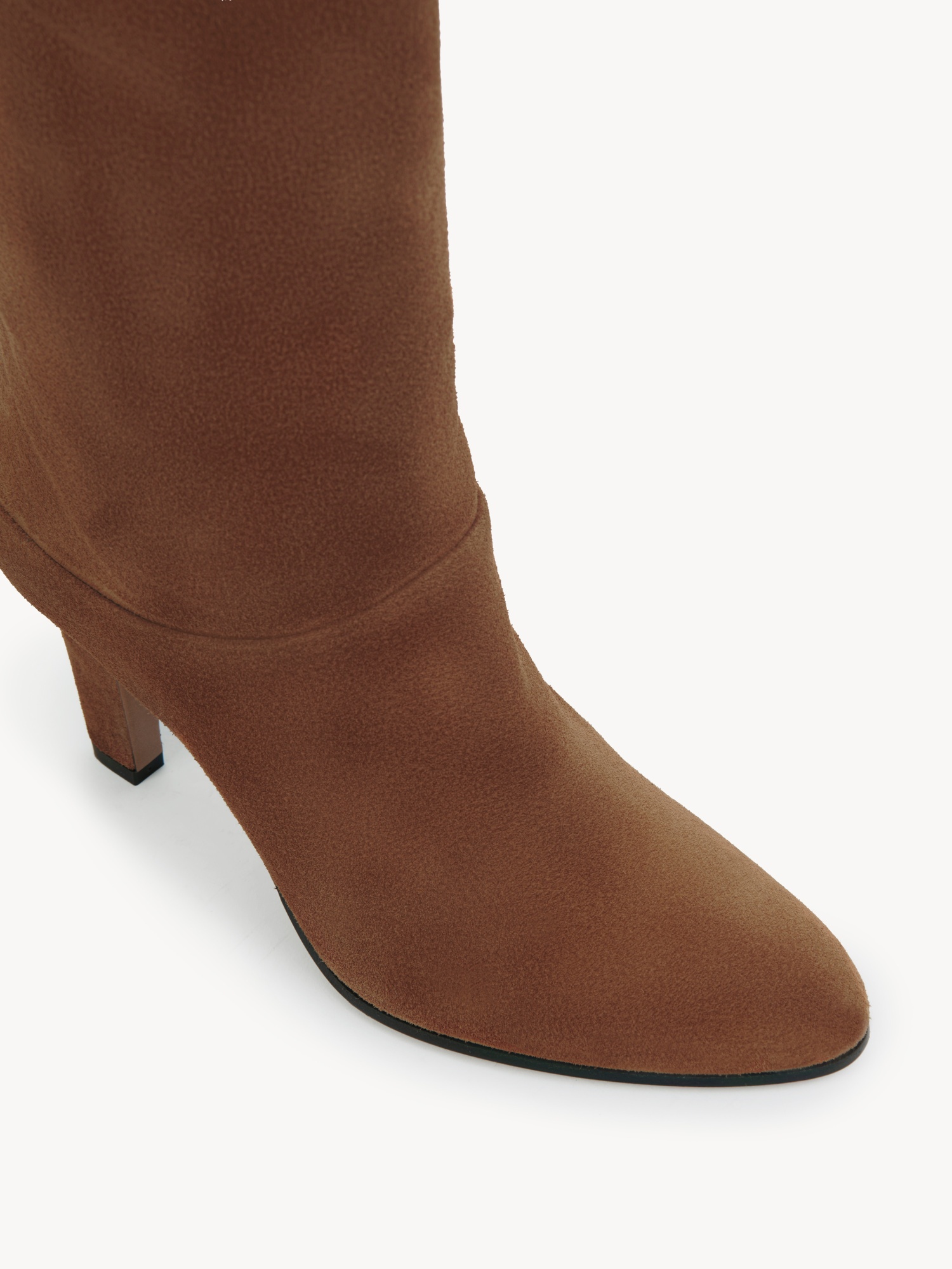 Chloé Eve Thigh High Boot In Brown