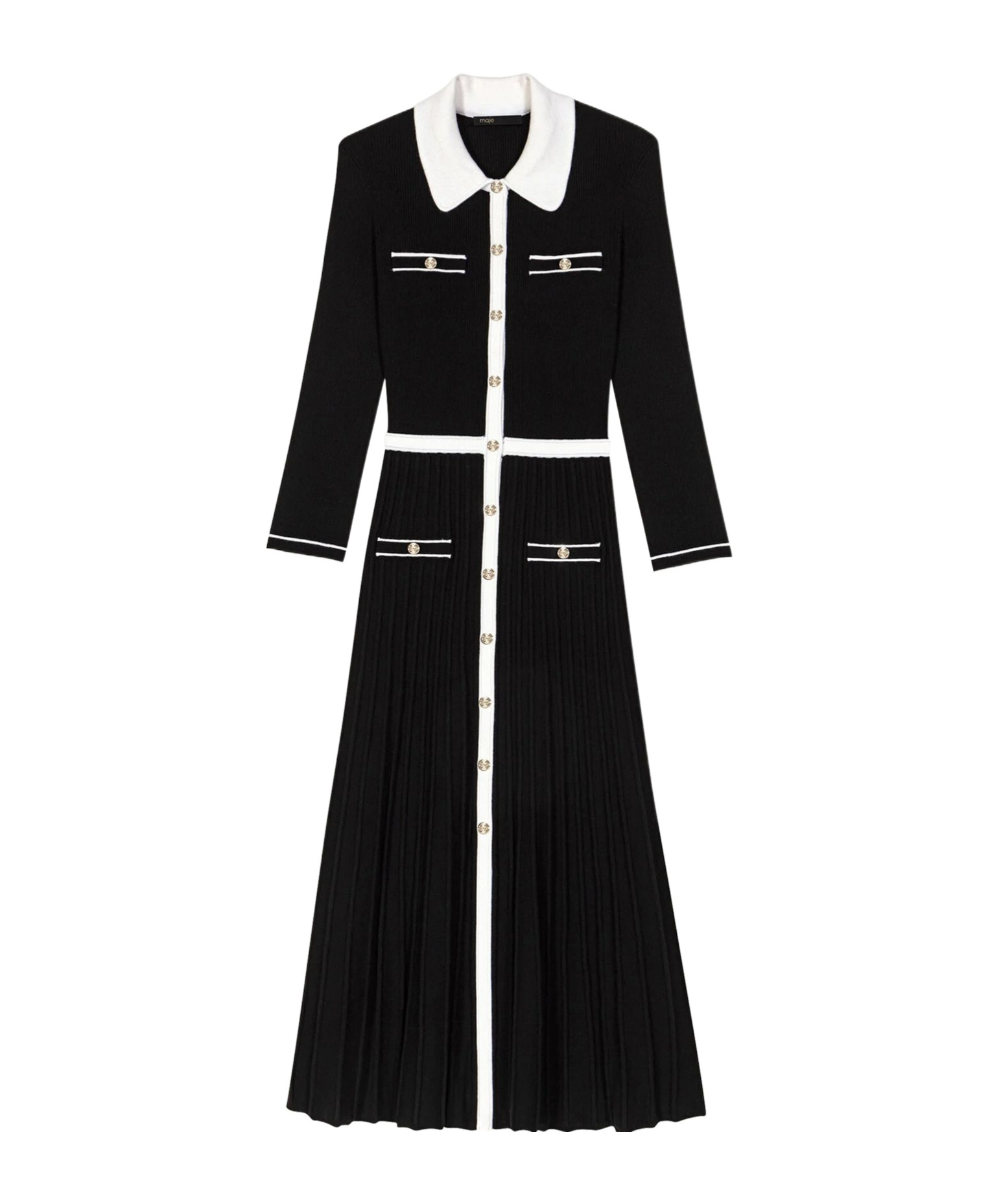 Maje Long Sleeve Dress