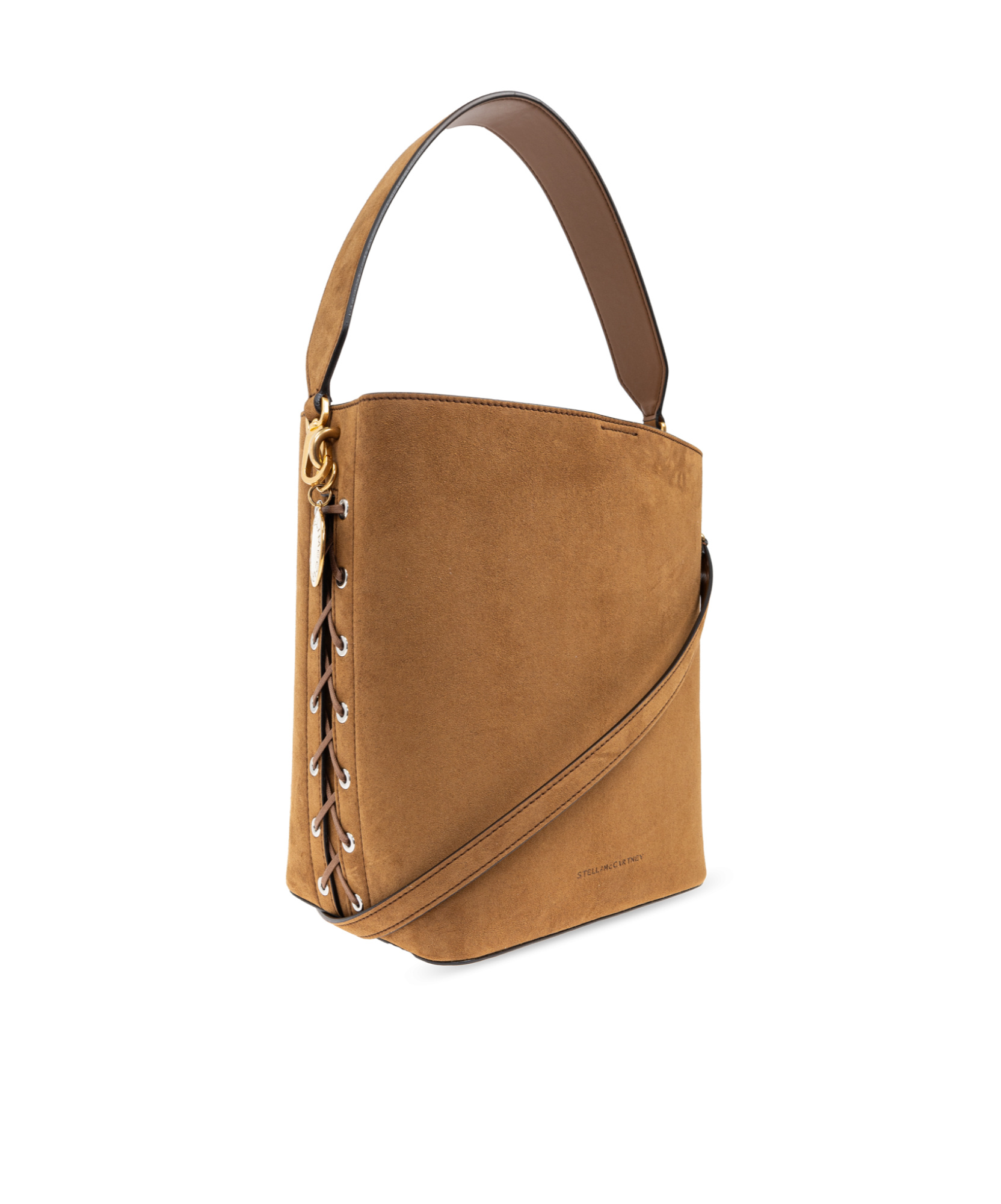 Stella Mccartney Rectangular Shoulder Bag In Brown