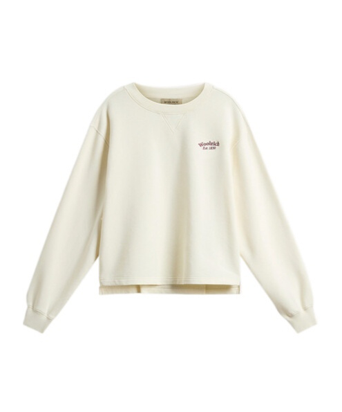 Woolrich Cotton Sweatshirt In White