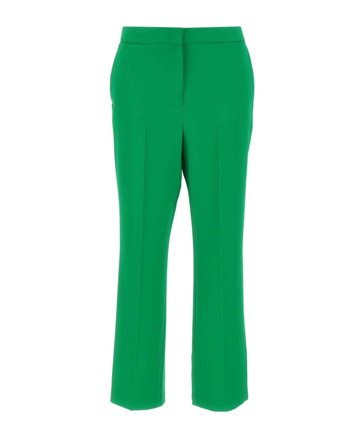 Kaos Pressed-crease Trousers In Green