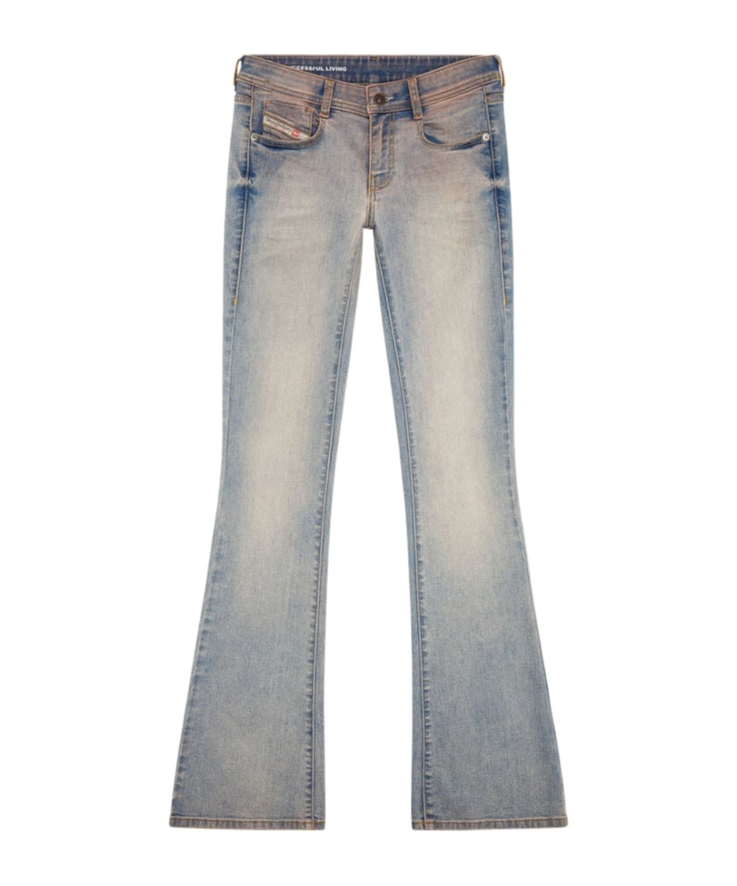 Diesel 1969 D-ebbey Bootcut Jeans In Gray