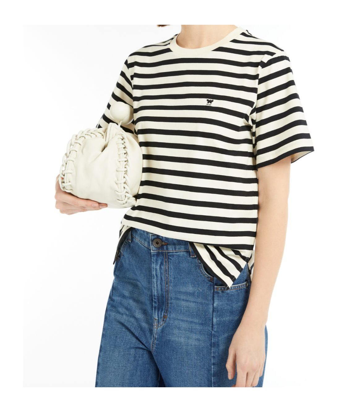 Weekend Max Mara Short-sleeved T-shirt In White