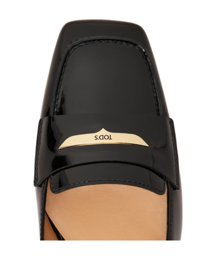 Tod's Square Toe High Heels In Black
