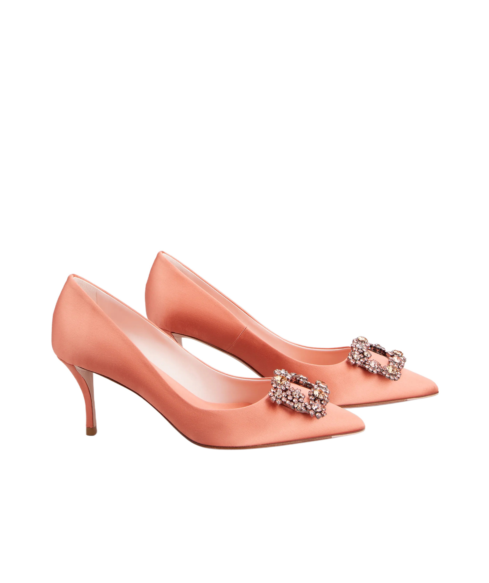 ROGER VIVIER EFFLORESCENCE PUMPS IN SATIN