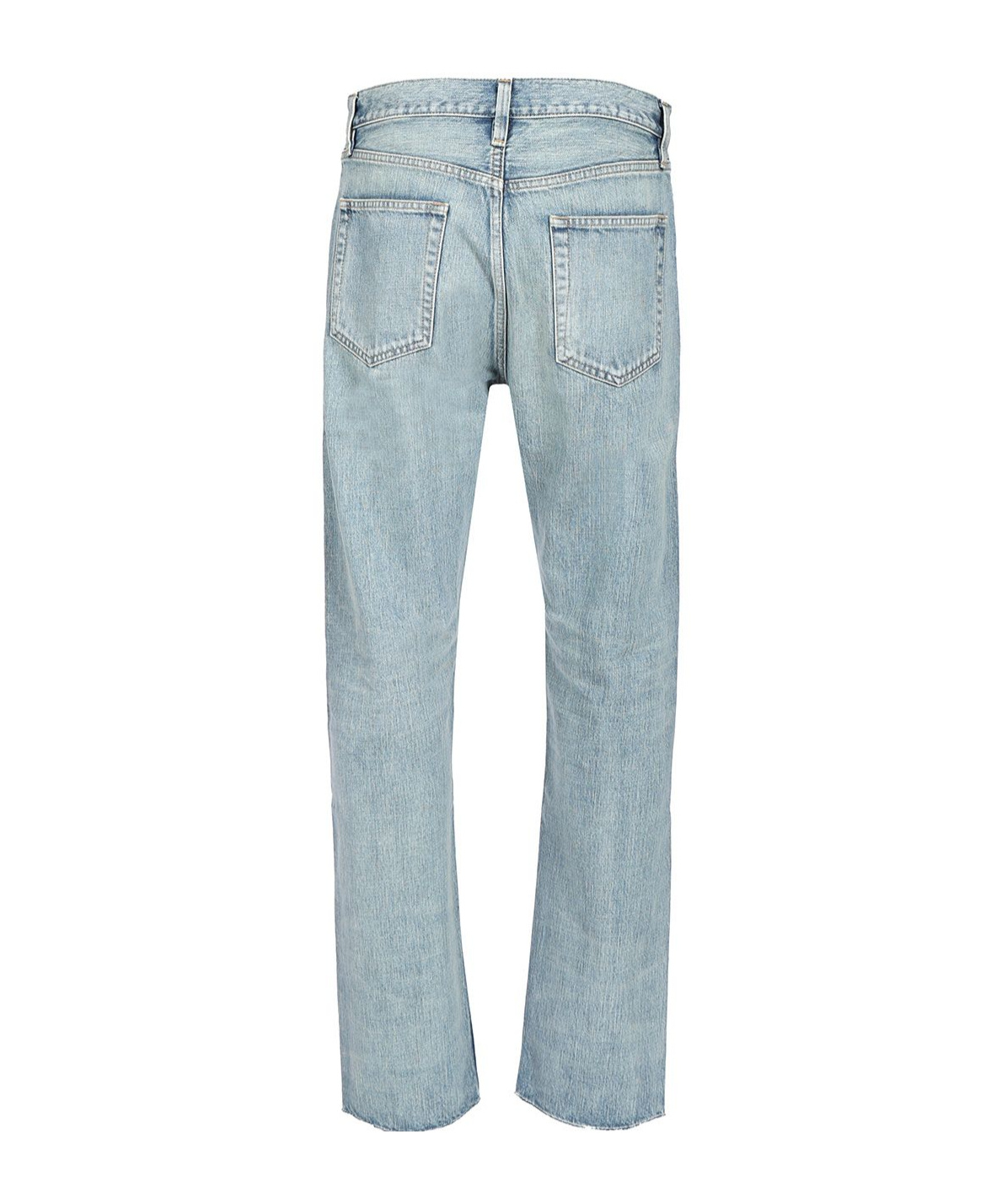 Fear Of God Straight 5 Pocket Jeans Light Blue In Gray