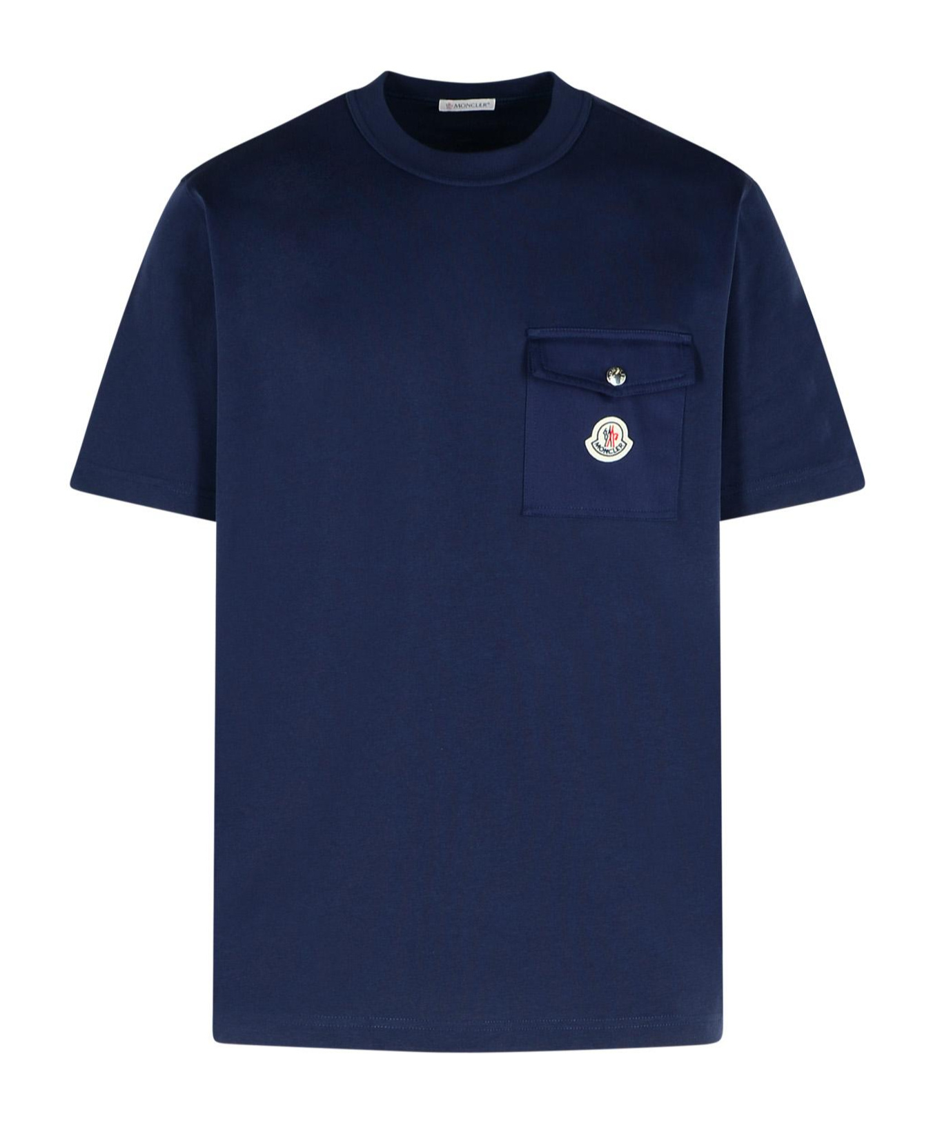 Moncler Short-sleeved T-shirt In Blue