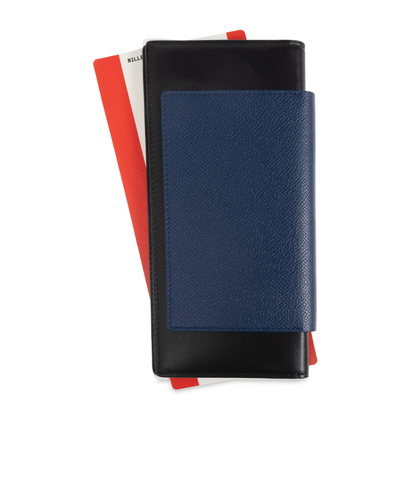 Balenciaga Passport 2 Tickets Long Wallet In Blue