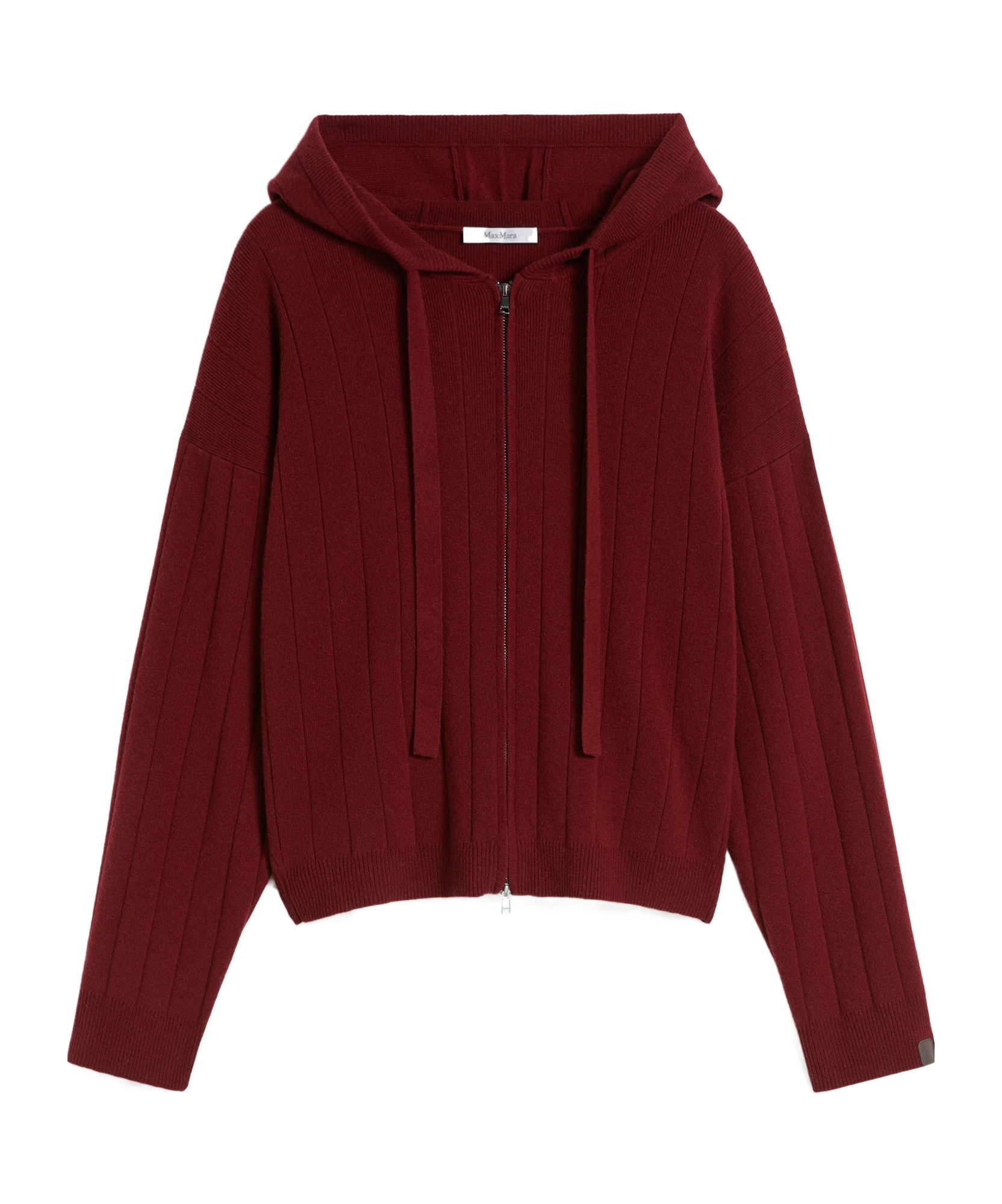 Max Mara Cashmere Yarn Cardigan In Red