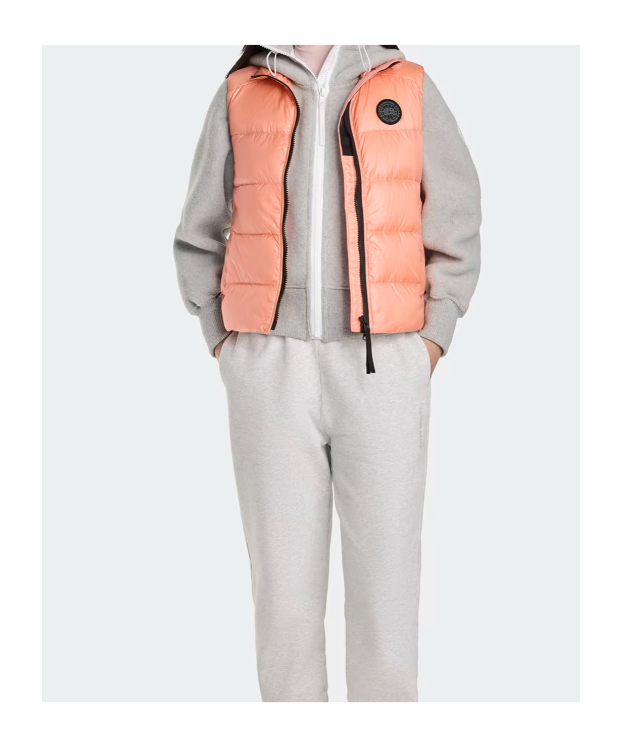 Canada Goose Cypress Vest Black Label In Pink