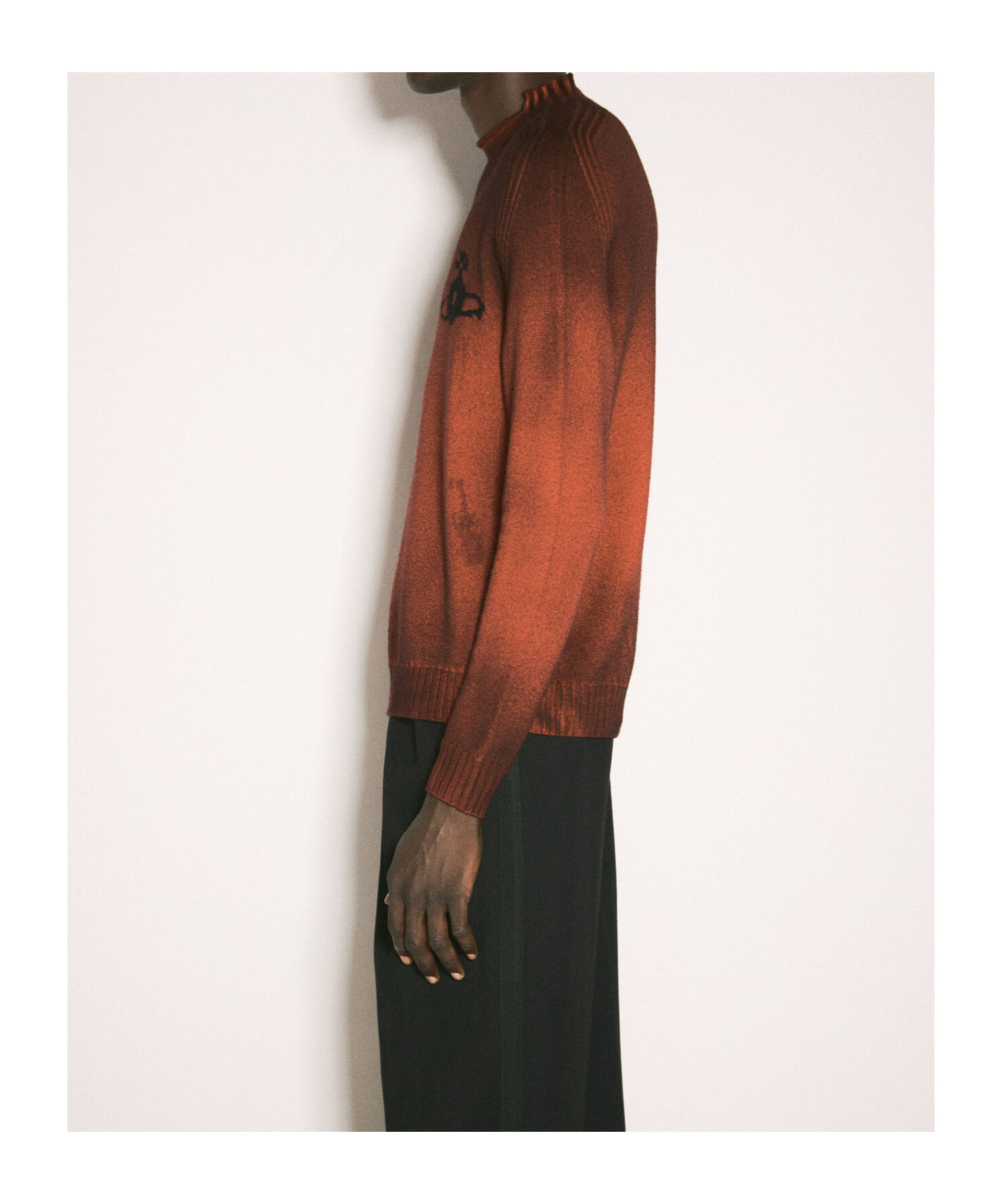 Vivienne Westwood Sean Painted Sweater In Brown