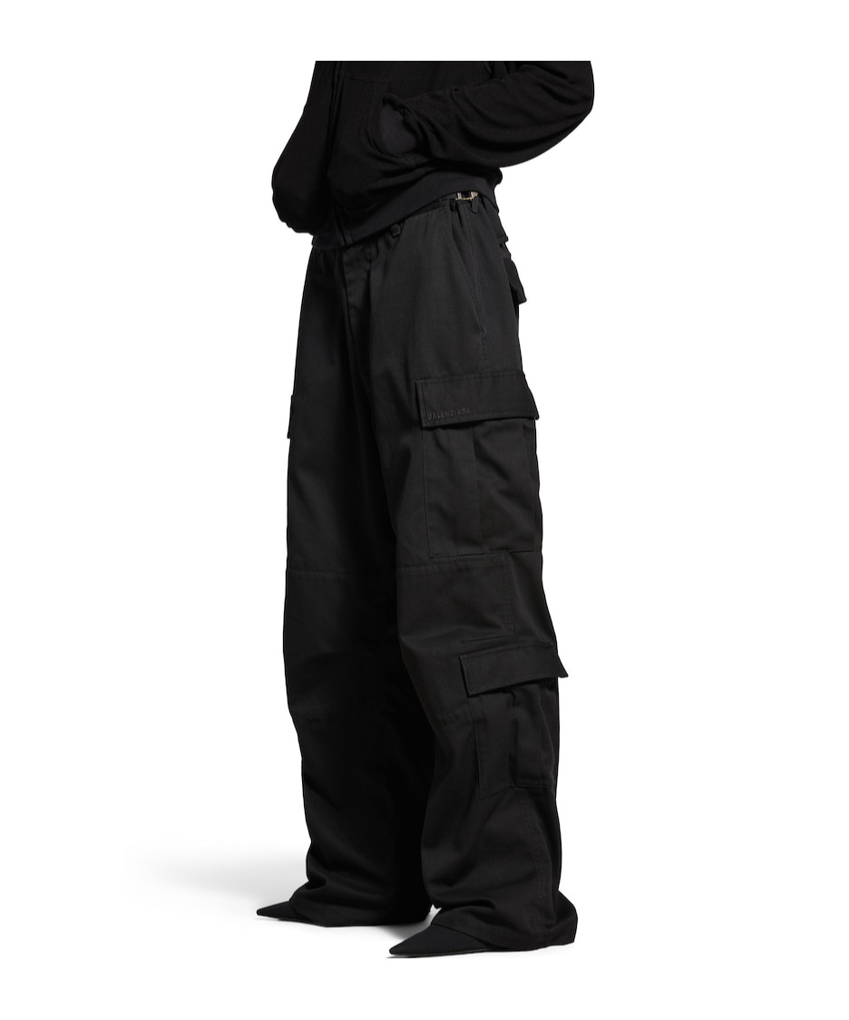 Balenciaga Unity Sports Icon Light Cargo Pants In Black